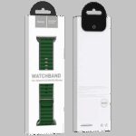 hoco. Silikonski remen za iWatch, 42/44/45/49mm, zelena - iWatch WA12 Alfa - Image 3