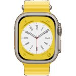 hoco. Silikonski remen za iWatch, 42/44/45/49mm, žuta - iWatch WA12 Yellow - Image 4