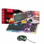 hoco. Tipkovnica+miš, gaming set, RGB osvjetljenje, USB - GM11