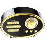 hoco. Zvučnik bežični, Bluetooth,retro, 1200 mAh, 5 h, 5 W, crna - BS25 Time, Bluetooth, retro, black - Image 4
