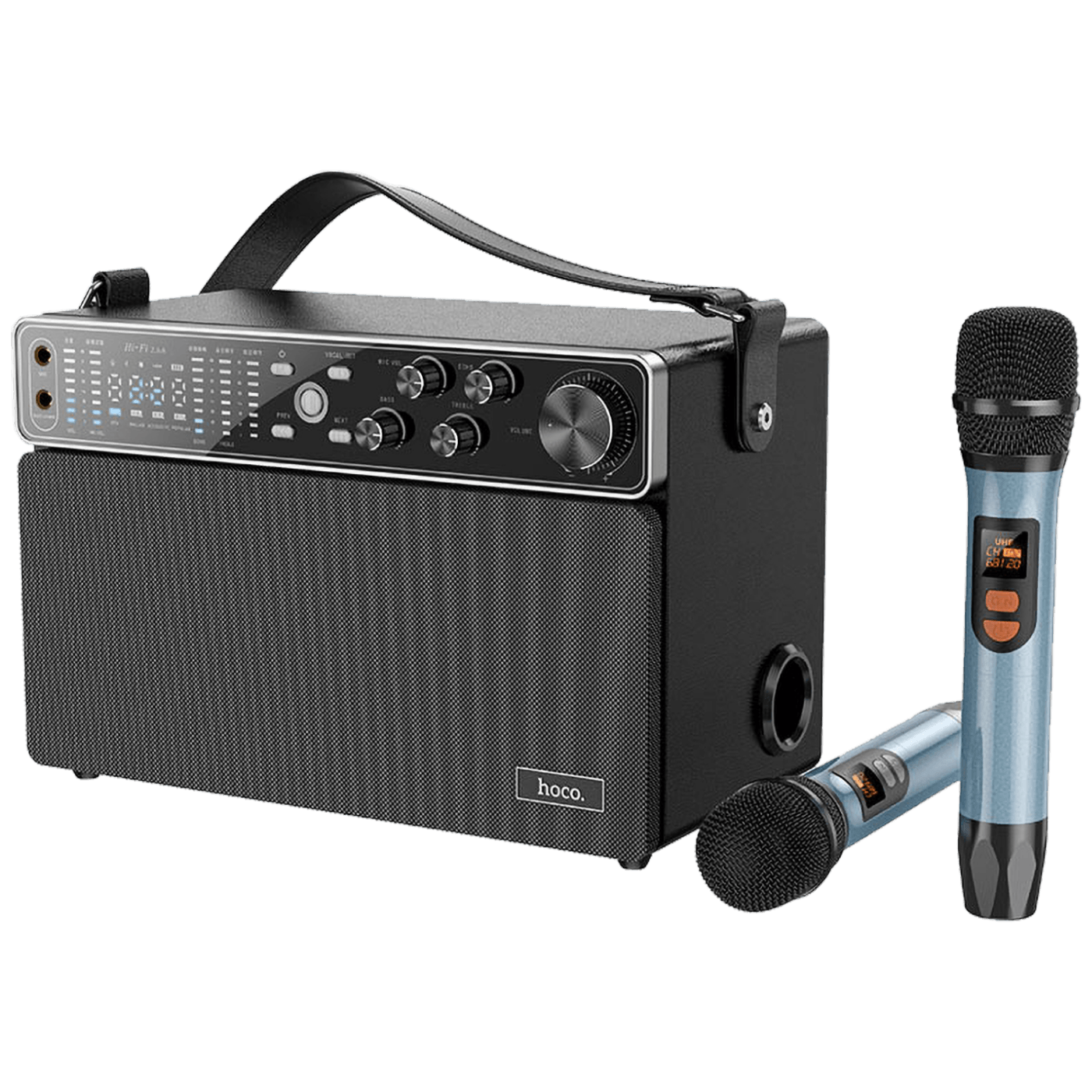 hoco. Zvučnik bežični sa mikrofonom, Bluetooth, 60W, KARAOKE - BS50 Chanter hoco. Zvučnik bežični sa mikrofonom, Bluetooth, 60W, KARAOKE - BS50 Chanter - Image 1
