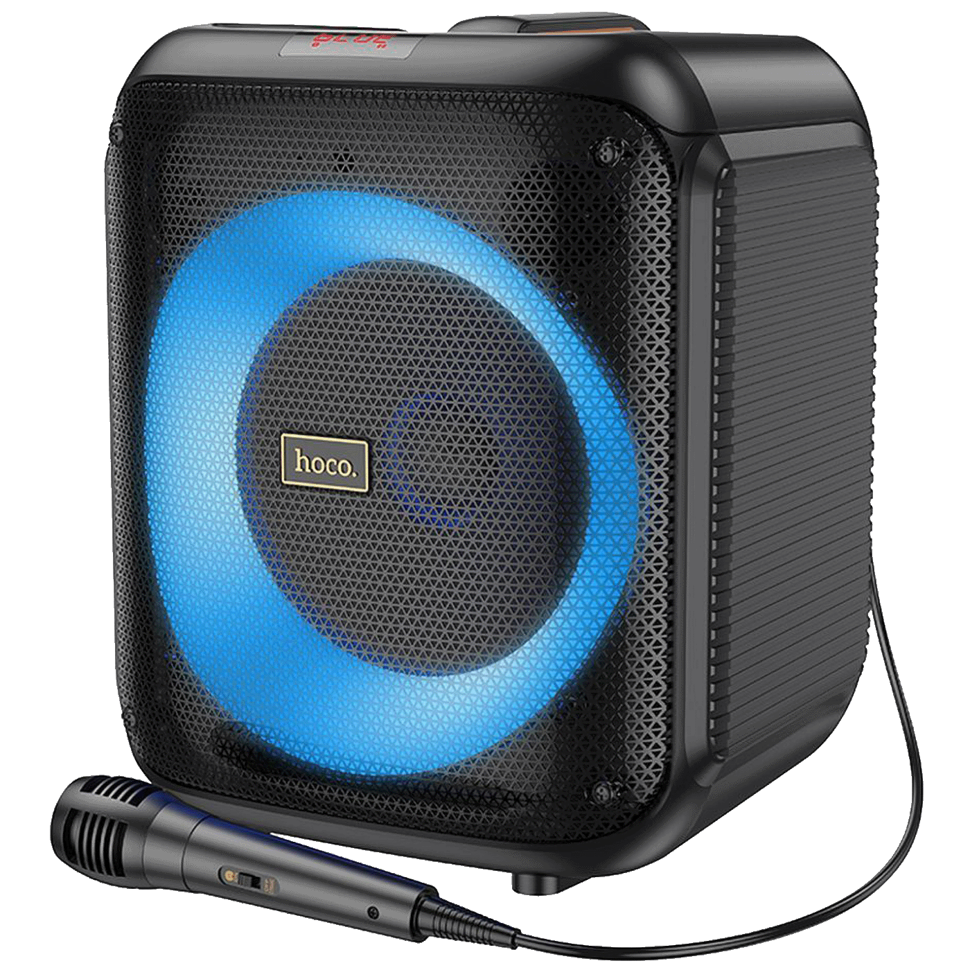 hoco. Zvučnik bežični sa mikrofonom, Bluetooth, RGB LED, 45W - HA1 Graceful hoco. Zvučnik bežični sa mikrofonom, Bluetooth, RGB LED, 45W - HA1 Graceful - Image 1