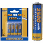 home Baterija punjiva AA, 2500mAh, blister 4 kom - CM 2500AA