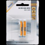 home Baterija punjiva AAA,  NiMh, 300mAh, blister 2 kom - M 302AAA - Image 2
