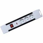 home Produžni kabl, 3 utičnice, prekidač, 1,5mm², 2 met, bijeli - NVP 03K/WH