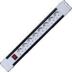 home Produžni kabl, 8 utičnica, prekidač, 1,0mm², 2 met, bijeli - PNV 08K/WH - Image 2