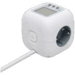 home Produžni kabl  sa mjeračem potrošnje, 3 utičnice, 1.5 met. - CUBE2P - Image 3