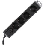 home Produžni kabl sa zaštitom, 4 utičnica, 1.5 mm², 3 met - NVT 4K-3/BK - Image 2