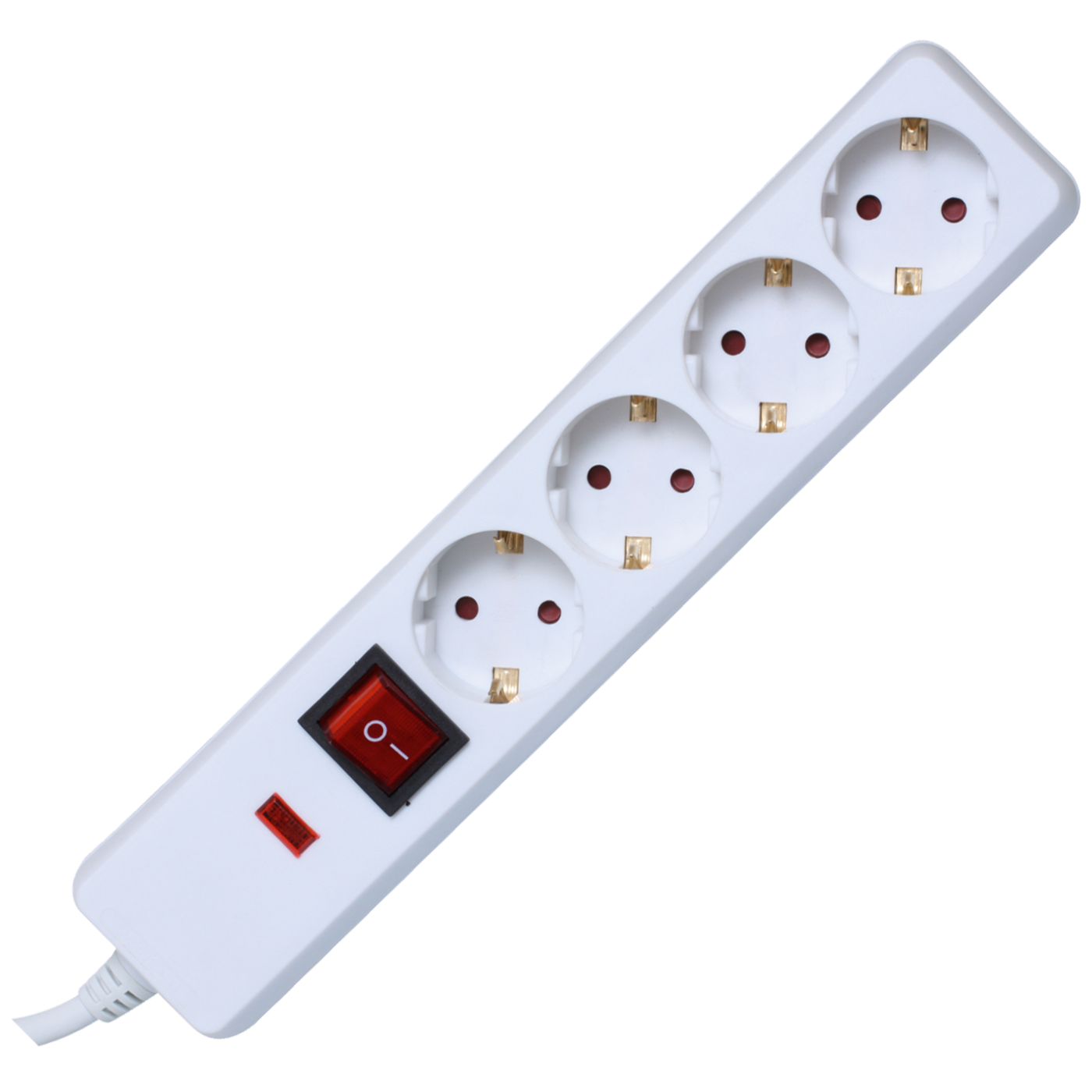 home Produžni kabl sa zaštitom, 4 utičnica, 1.5mm², 1.5 met - NVT 04K/WH home Produžni kabl sa zaštitom, 4 utičnica, 1.5mm², 1.5 met - NVT 04K/WH - Image 1