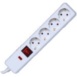 home Produžni kabl sa zaštitom, 4 utičnica, 1.5mm², 1.5 met - NVT 04K/WH - Image 2