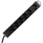 home Produžni kabl sa zaštitom, 6 utičnica, 1.5 mm², 3 met - NVT 6K-3/BK - Image 2