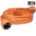 home Produžni strujni kabl 1 utičnica, 20m, H05VV-F 3G 1,5mm² - NV 2-20/OR/1.5 - Image 2