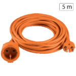 home Produžni strujni kabl 1 utičnica, 5m, H05VV-F 3G 1,5mm² - NV 2-5/OR/1.5