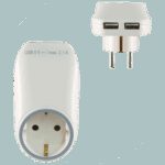 home Punjač kućni za smartphone, tablet,2 x USB, 2.1A + Schuko - NV 2100 USB - Image 3