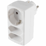 home Strujni razdjeljnik, 1 x shuko + 2 x EURO - NV 131/WH
