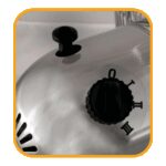 home Ventilator sa postoljem, metalni stalak, 90-120cm, 50W, Inox - SFS 40 - Image 3