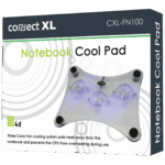 Connect XL Hladnjak za laptop 4D, 12"-15", 3 ventilatora, konekcija USB - CXL-FN100 - Image 2