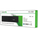 Connect XL Tastatura sa multimedijalnim tipkama, USB, SLIM, crna boja - CXL-K300 - Image 2