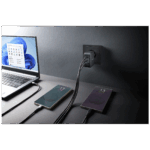 (Intenso) Punjač kučni sa type C kabelom, brzi, 1xUSB-A, 2xUCB-C, 100W - Adapter W100ACC GaN + C520C Cable - Image 4