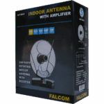 Falcom Antena sobna sa pojačalom, UHF/VHF, srebrna - ANT-204S - Image 2