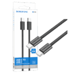 Borofone USB kabl za smartphone, type C, 60W, 3A, 1 met. - BX104 Primo