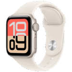Apple Pametni sat, 1.78" LTPO OLED zaslon, BT, WiFi - Watch SE 3 GPS 44mm Starlight
