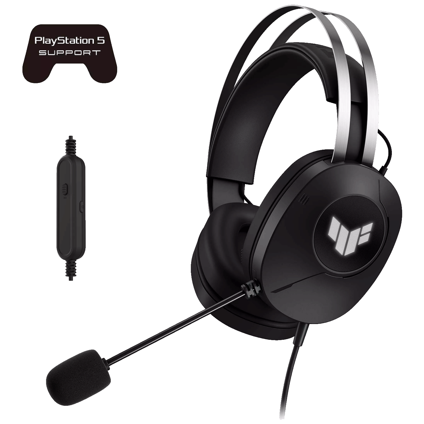Asus Gaming slušalice sa mikrofonom,3.5mm,7.1,Tuf Gaming H1 GenII - Tuf Gaming H1 Gen II-0 Asus Gaming slušalice sa mikrofonom,3.5mm,7.1,Tuf Gaming H1 GenII - Tuf Gaming H1 Gen II - Image 1