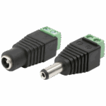 home DC konektor, set, 12 V DC / 3 A - DC 2CS